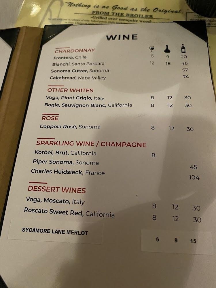 Town Pump Steakhouse Menu image 4